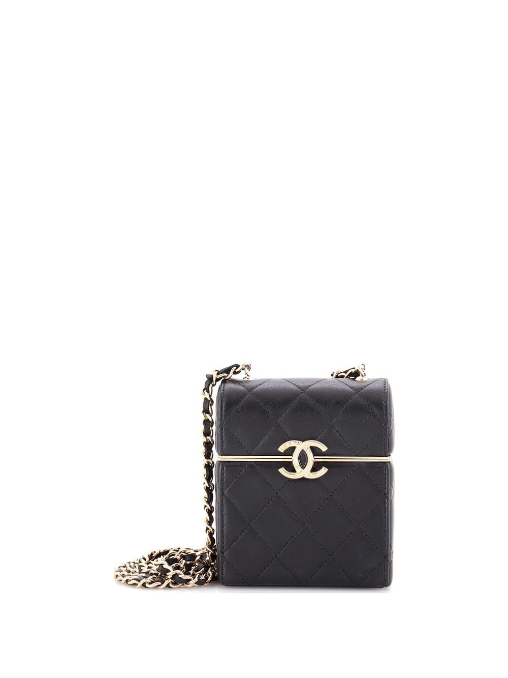 Chanel Cc Box Vanity Case With Chain #371024C33B